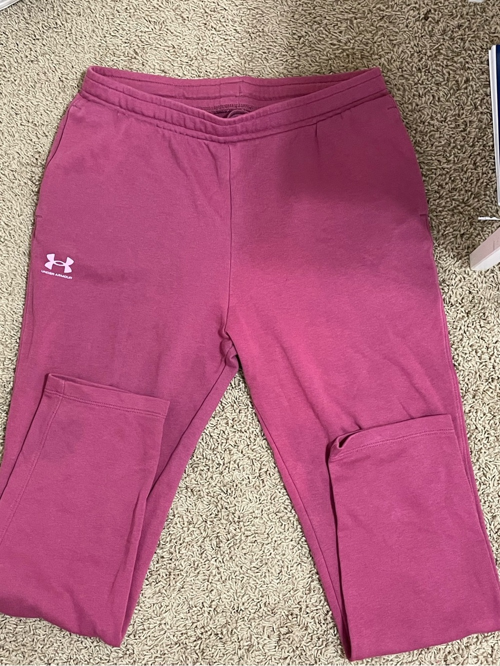 Under Armour Girls' Fuchsia Sweat Joggers